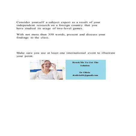 Consider yourself a subject expert as a result of your independe | DOCX