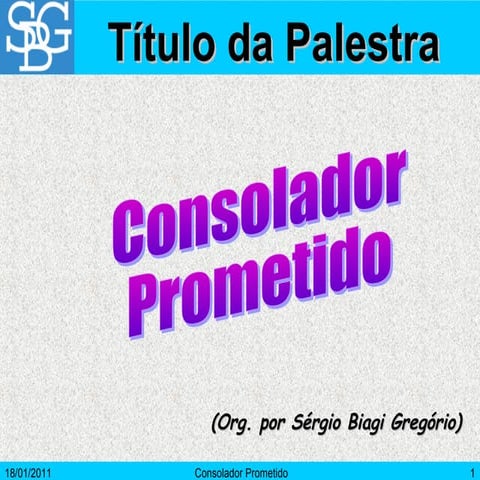 Consolador prometido 01