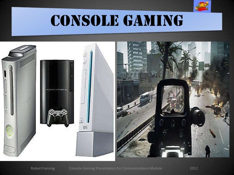 Console gaming presentation comm module