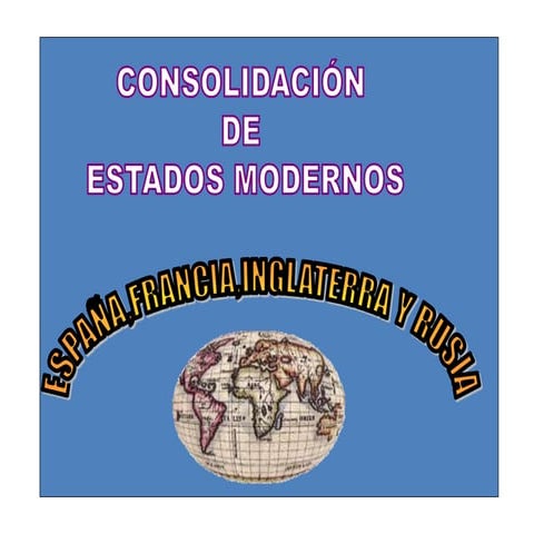 Consolidación de estados modernos