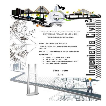Consolidación unidimensional de suelos