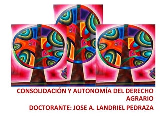 Consolidacion y autonomia del derecho agrario jose landriel