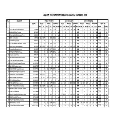 Consolidado notas atga i 2013 g 20