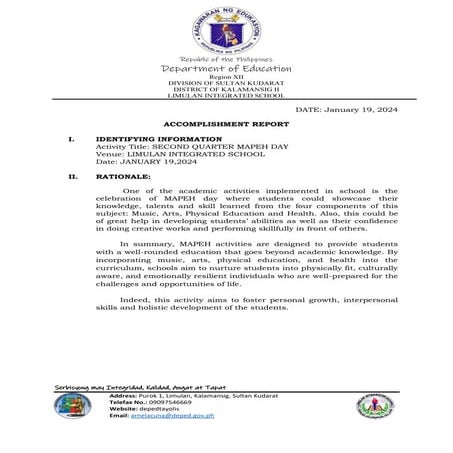 CONSOLIDATED MAPEH ACCOMPLISHMENT REPORT OF LIMULAN IS FINAL.docx