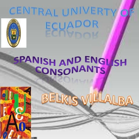 English Consonants  by Belkis Villalba