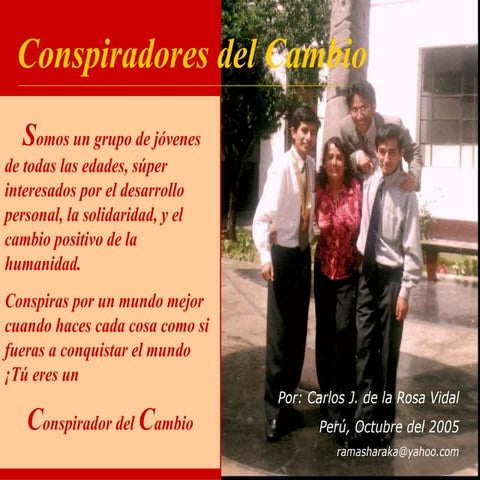 Conspiradores del cambio