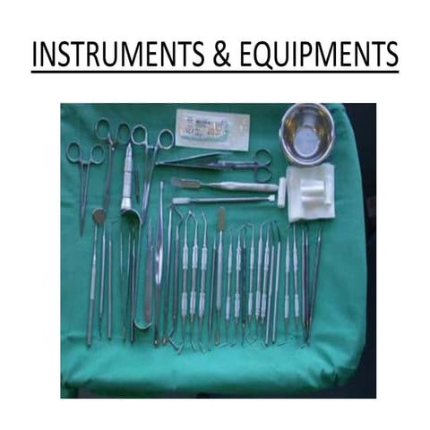 Instruments used in Conservative Dentistry