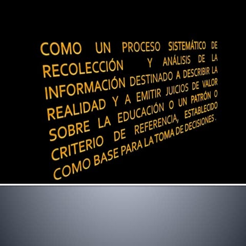 conceptos de evaluación  