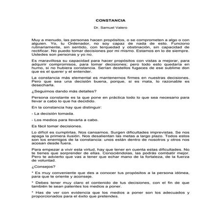 Constancia | DOCX