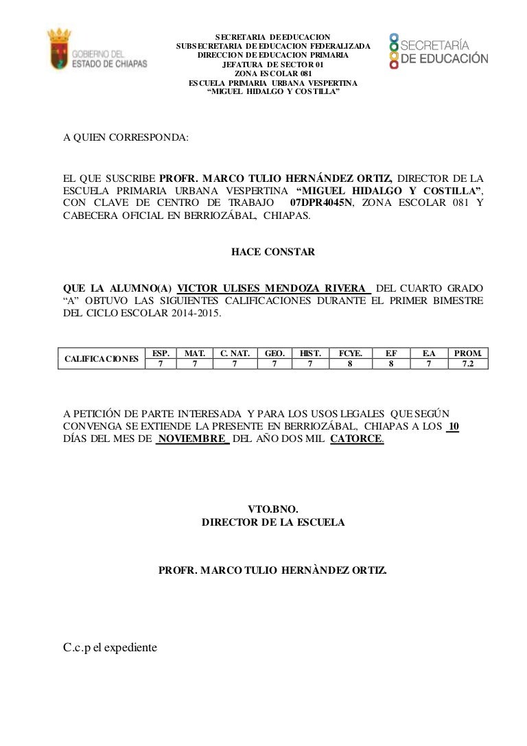 Constancia de valoración 13 14