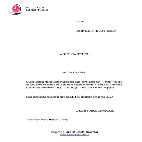 CONSTANCIAS | PDF