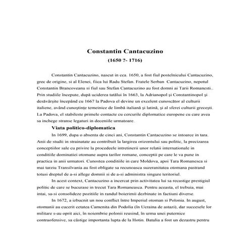 Constantin cantacuzino