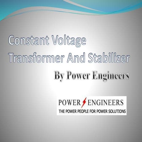 Constant voltage transformer and stabilizer