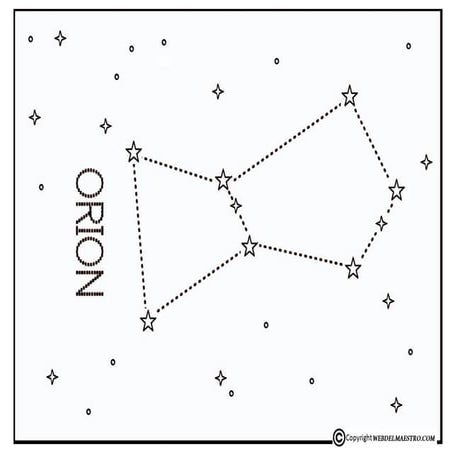 constelaciones para niños orión
