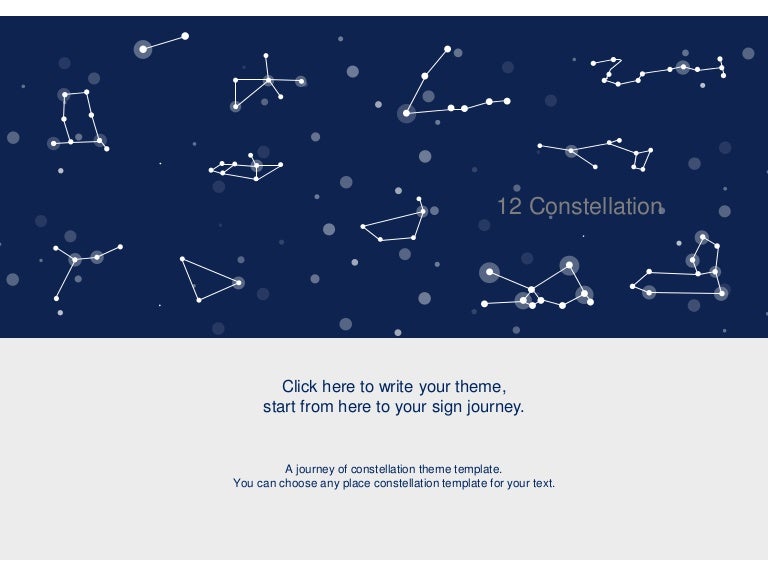 constellation-ppt-template