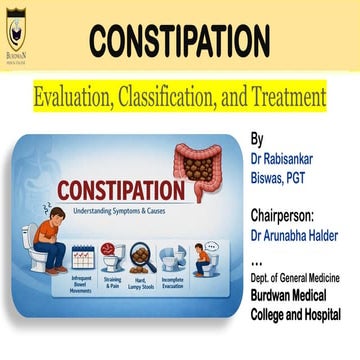 Constipation | PPTX
