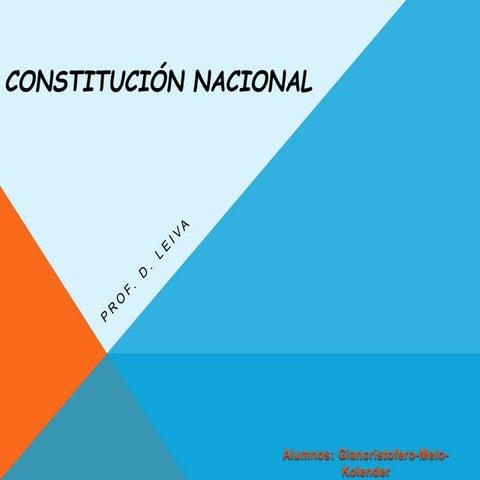 Constitución Nacional Argentina