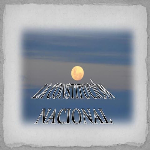 Constitución nacional