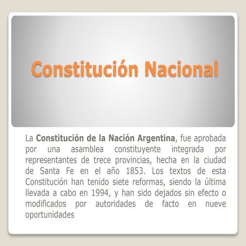 Enlace Ciudadano Nro 206 tema: Constitución de los estados unidos | PPT
