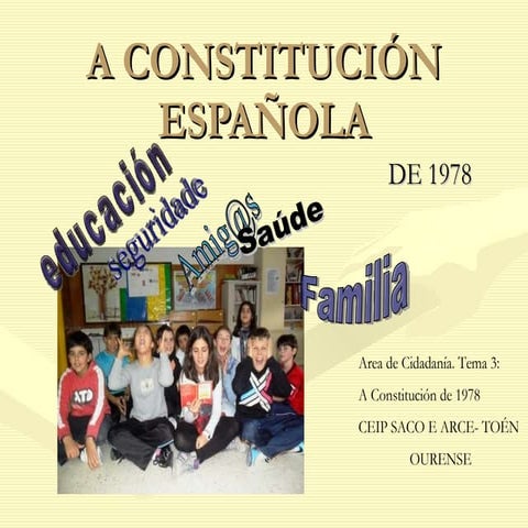 A Constitución de 1978