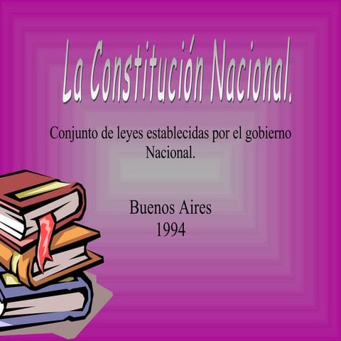 Constitucion Nacional Powerpoin Lu Majo