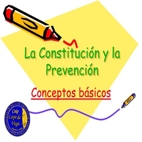 Constitucion prevencion