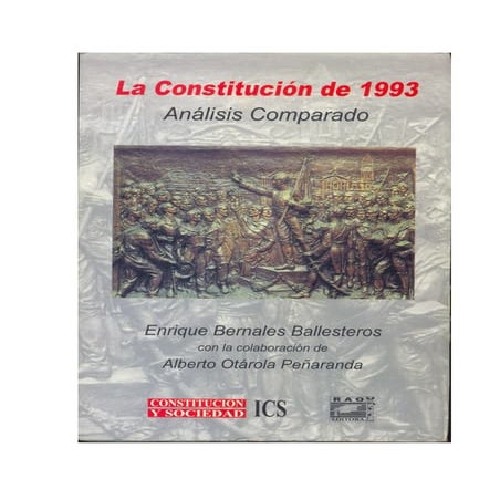 Constitucion peruana 1993 comentad edic. 1999