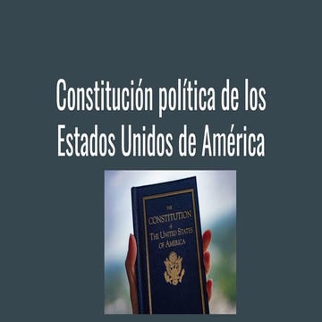 Enlace Ciudadano Nro 206 tema: Constitución de los estados unidos | PPT