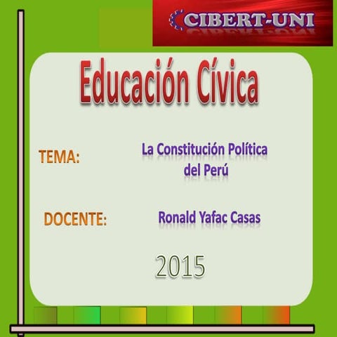 Constitución Politica del Perú