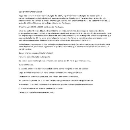 Constituição de 1824