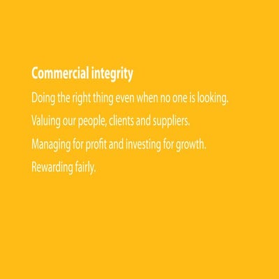 New constitution - what principles should guide our business?