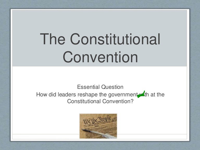 Constitutional convention