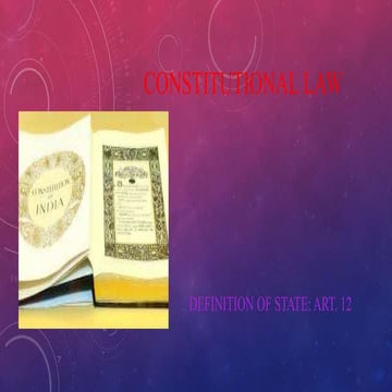 Constitutional law