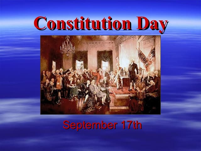 Constitution day