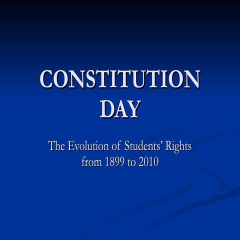 Students' Rights Presentation | PPT