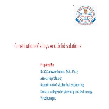 Solid solution | PPTX