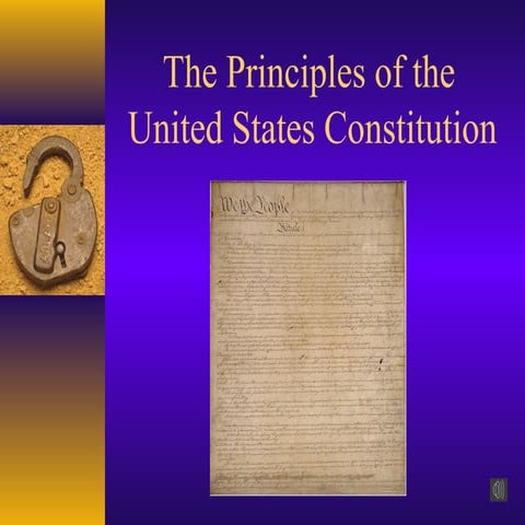 Constitutionprincipals2012