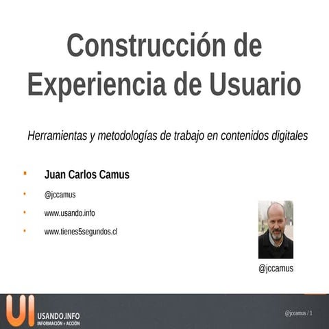 Construcción de experiencia de usuario