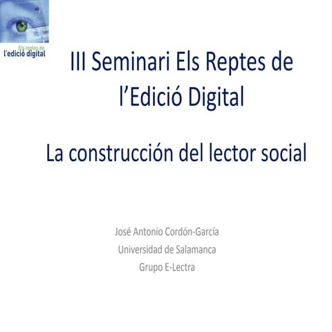 La construcción del lector social
