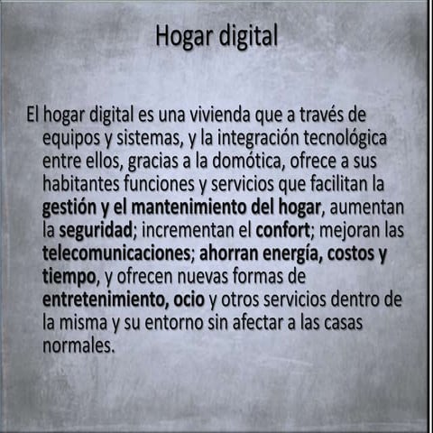 Construccion domotica