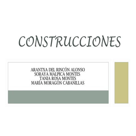 Construcciones
