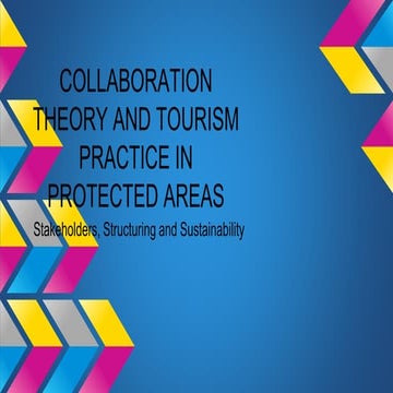 Constructing partnerships for sustainable tourism planning in protected ...