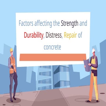 MRRS Strength and Durability of Concrete | DOC