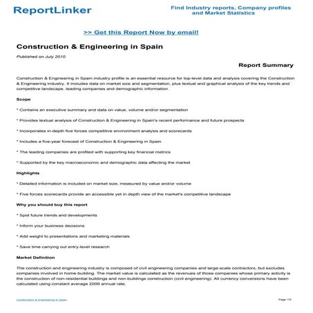 12 CONSTRUCTION EUROPE construction companies | PDF