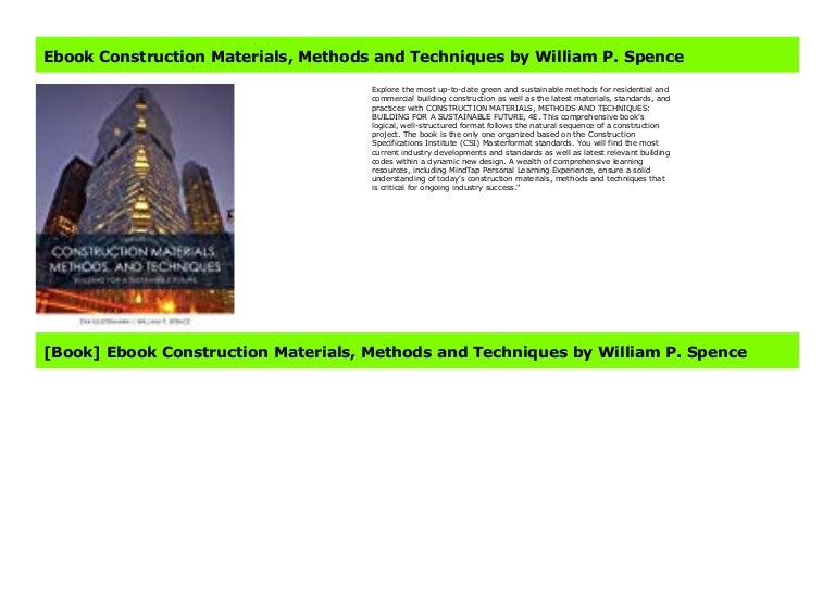 Construction Materials And Methods
