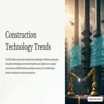 Donavan Jones shares some insight on Construction Technology Trends