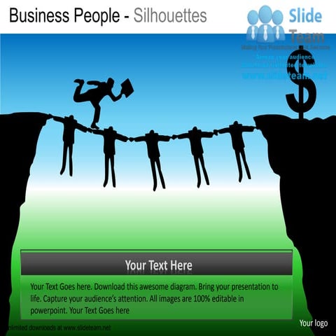 Construction buisness people silhouettes power point slides and ppt diagram t...