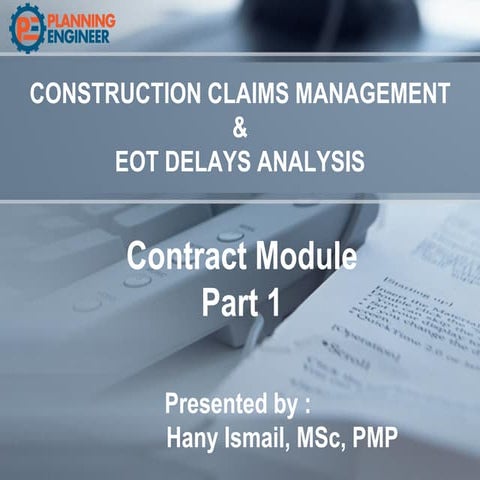 Comprehensive Guide to Construction Claims Management and EOT Delays ...
