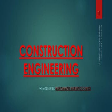 Construction engineering