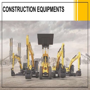 CONSTRUCTION EQUIPMENT